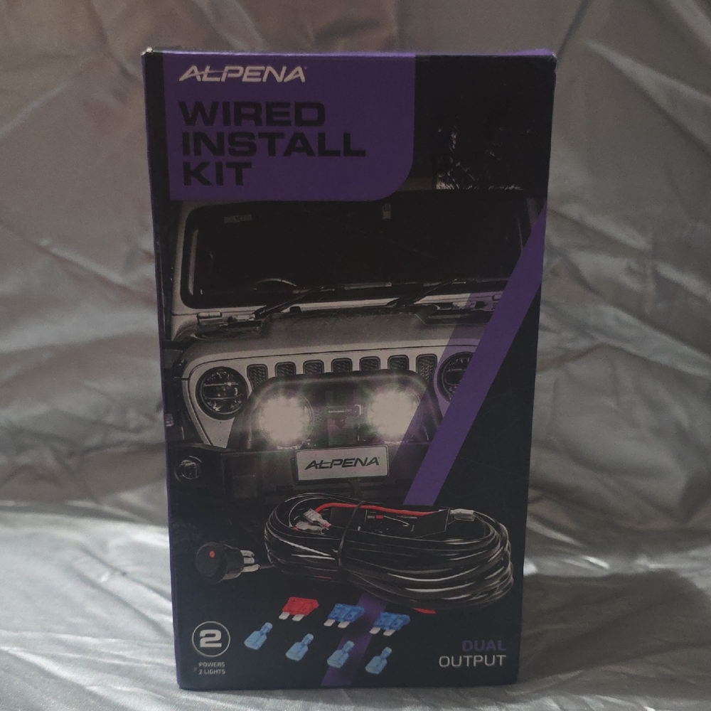 Alpena Wired Install Kit - Black